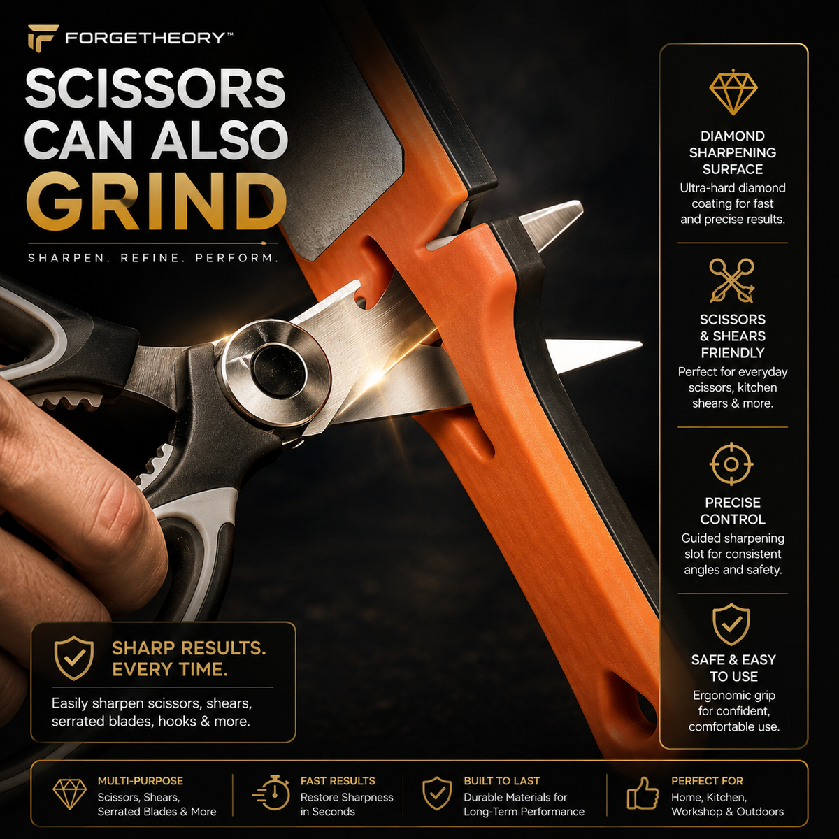 ForgeTheory™ EdgeForge™ Diamond Knife Sharpener